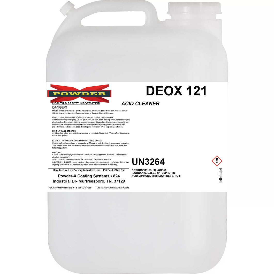 Deox 121 Cleaner/Deoxidizer for Softer Metals